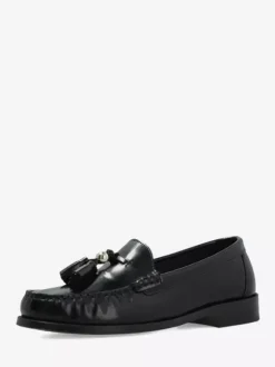 Women's Flat Loafers Round Toe Slip On Shoes With Tassels