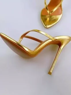 Women's Flip Flop Sandals High Heel Yellow Beach Sandals