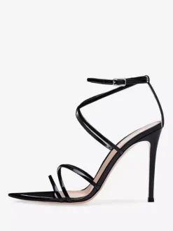 Women's Heel Sandals Pointed Toe Stiletto Heel Patent PU Upper Sandals