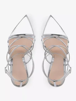 Women's Heel Sandals Pointed Toe Stiletto Heel Patent PU Upper Sandals