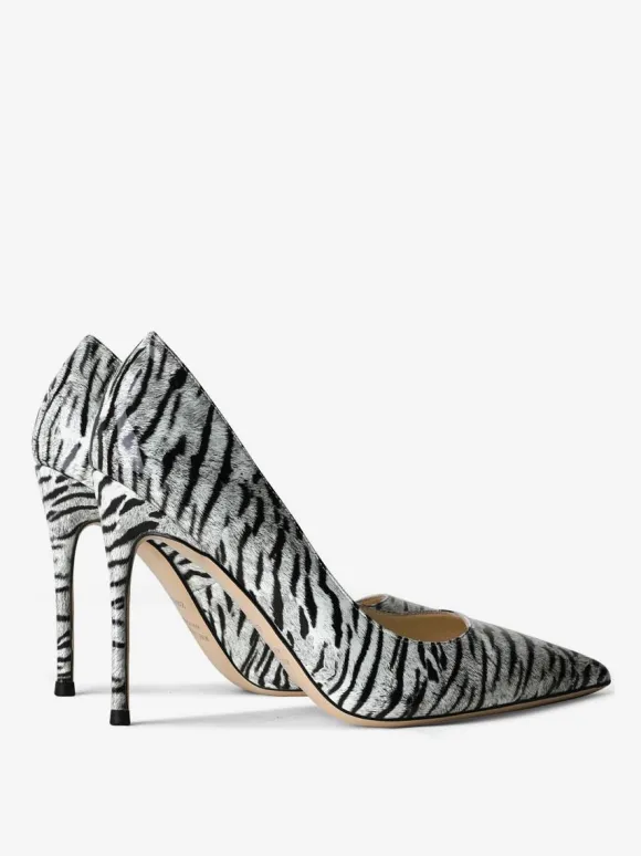 Women's Heels Pointed Toe Zebra Print S Stiletto Heel Sexy Pump