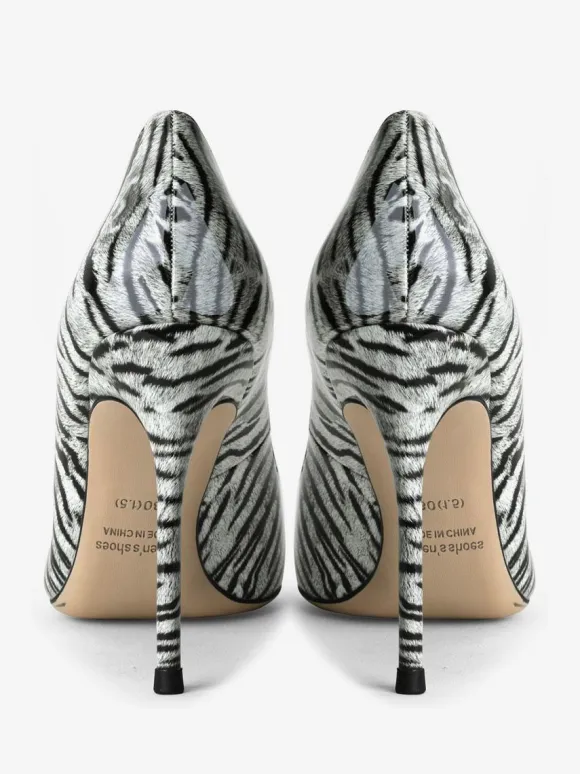 Women's Heels Pointed Toe Zebra Print S Stiletto Heel Sexy Pump