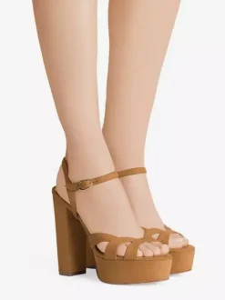 Women's High Heel Sandals Platform Chunky Heel Ankle Strap Sandals