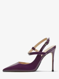 Women's High Heels Black Pointed Toe Sandals Stiletto Heel Slingback Pumps