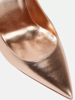 Women's High Heels Metallic Pointed Toe Stiletto Heel Dress Shoes