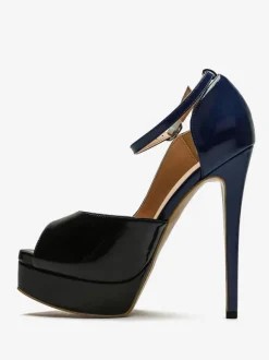 Women's High Heels Platforms Peep Toe Ankle Strap Pumps
