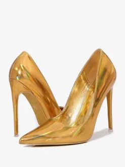 Women's High Heels Plus Size Red Pointed Toe Stiletto Heel Pumps