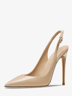 Women's High Heels Pointed Toe Slingback Pumps