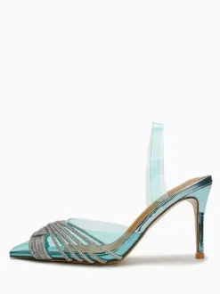 Women's High Heels Pointed Toe Rhinestones Stiletto Heel Pumps