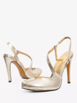 Women's High Heels Split Toe Strappy Party Shoes