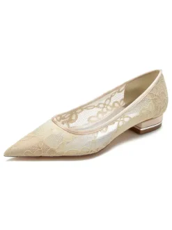 Women's Lace Bridal Flats
