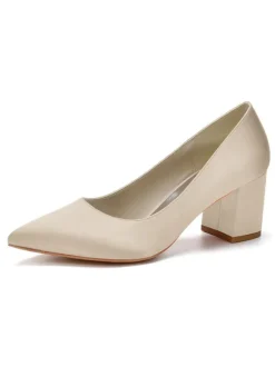 Women's Low Heel Bridal Pumps Heels