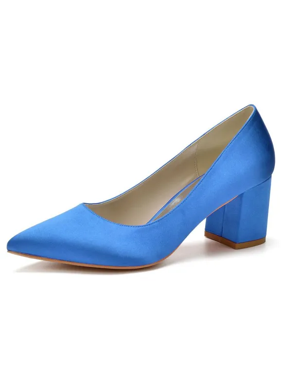 Women's Low Heel Bridal Pumps Heels