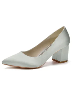 Women's Low Heel Bridal Pumps Heels