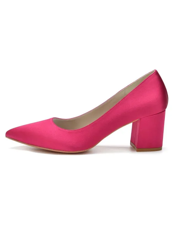 Women's Low Heel Bridal Pumps Heels
