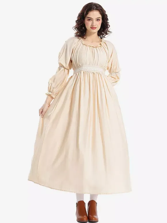 Womens Medieval Renaissance Dress Village Maid Cosplay Costumes