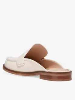 Women's Mule Loafers Round Toe Backless Penny Loafers
