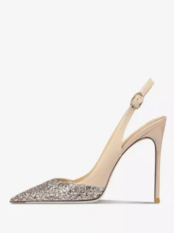 Women's Party Shoes Glitter Patchwork High Heel Prom Shoes