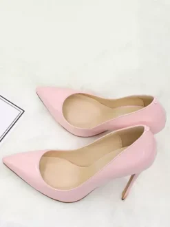 Women's Patent Leather High Heel Pumps
