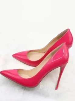 Women's Patent Leather High Heel Pumps