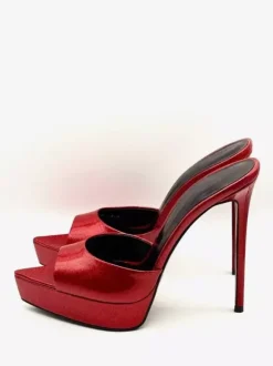 Women's Red Sexy Sandals High Heel Peep Toe Platform Sandal Slippers