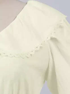 Womens Retro Medieval Costumes Ruffles Polyester Marie Antoinette Costume Set