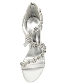 Women's Rhinestone Straps Stiletto Heel Bridal Sandals