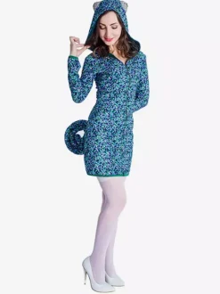 Women's Short Chameleon Kigurumi Pajamas Onesie Halloween Adult's Animal Costumes