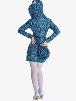 Women's Short Chameleon Kigurumi Pajamas Onesie Halloween Adult's Animal Costumes