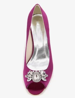 Women's Wedding Shoes Rhinestone Wedges