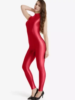 Women's Zentai Jumpsuit Cameo Pink Stretchy Sexy Lycra Spandex Catsuit