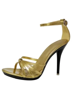 Women's Ankle Strap Sexy Stiletto Prom Heel Sandals