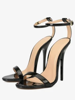 Women's Ankle Strap Sky High Stiletto Heel Sexy Sandals