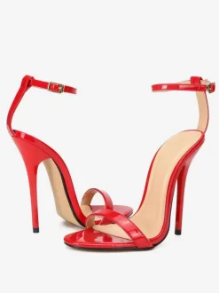 Women's Ankle Strap Sky High Stiletto Heel Sexy Sandals