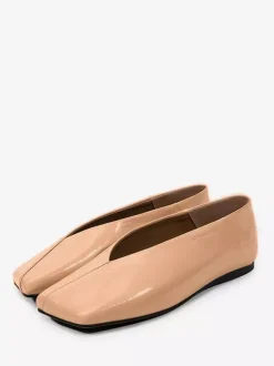 Women's Ballet Flats Square Toe Slip On Flat Shoes