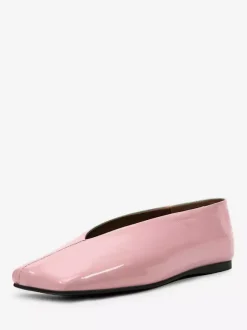 Women's Ballet Flats Square Toe Slip On Flat Shoes