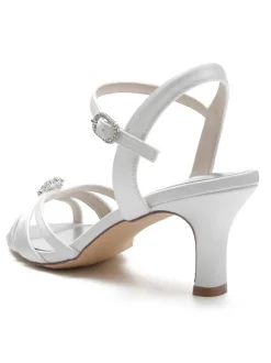 Women's Bridal Shoes Rhinestones Chunky Heel Sandals