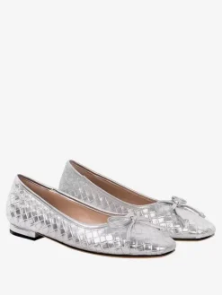 Women's Buckle Square Toe PU Leather Ballet Flats