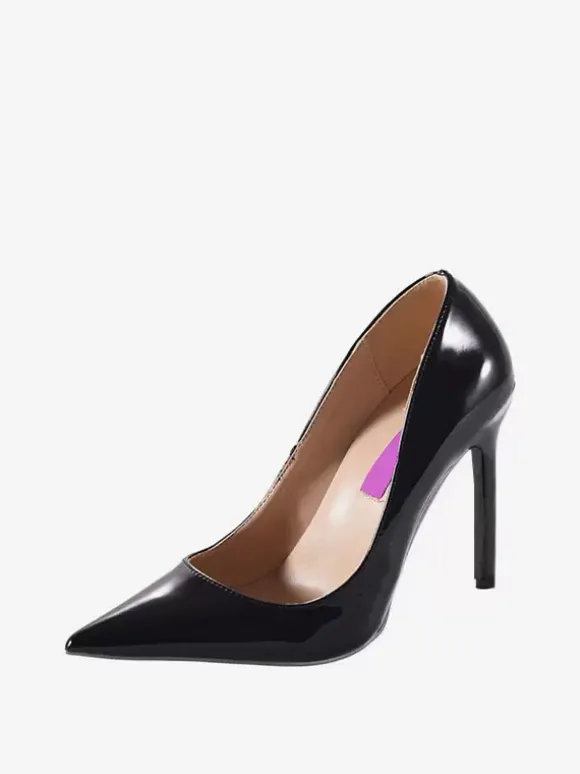 Women's Burgundy High Heels Pointed Toe Stiletto Heel Pumps