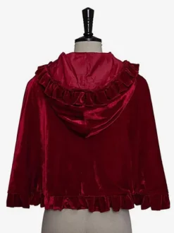 Women's Christmas Accessory Black Polyester Fiber Cloak Polyester Halloween Holidays Costumes