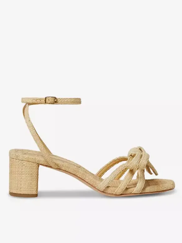 Women's Chunky Heel Sandals Bow Open Toe Ankle Strap Sandal Shoes
