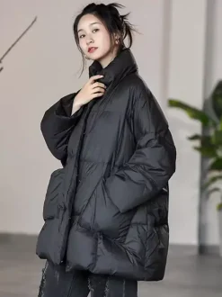 Women's Down Jacket Chic Polyester