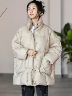 Women's Down Jacket Chic Polyester