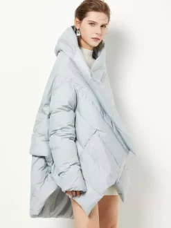 Women's Down Jacket Irregular Duck Down