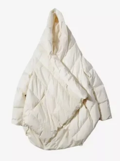 Women's Down Jacket Irregular Duck Down
