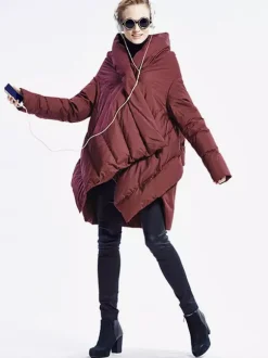 Women's Down Jacket Irregular Duck Down