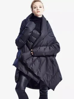 Women's Down Jacket Irregular Duck Down