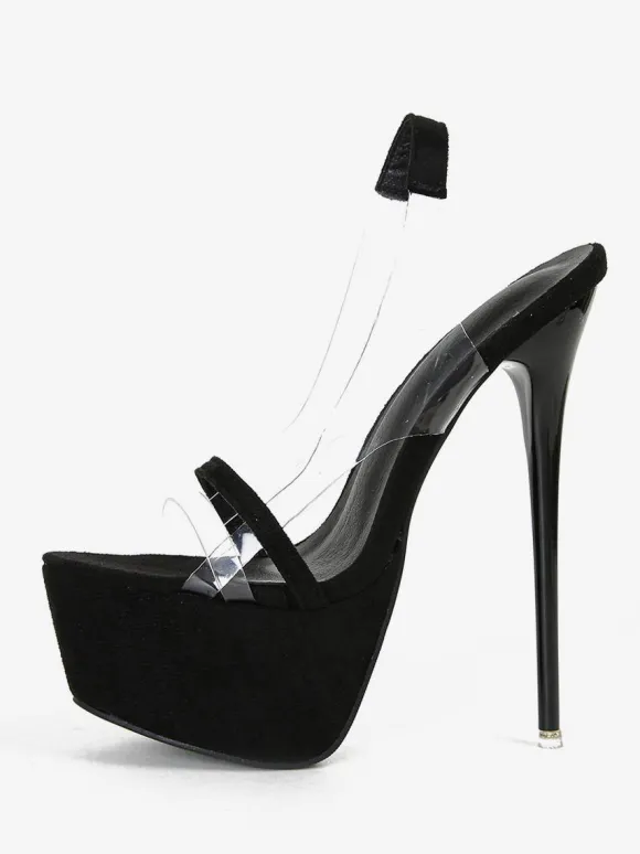 Women Sexy Sandals Platform Open Toe Stiletto Heel Sexy Shoes