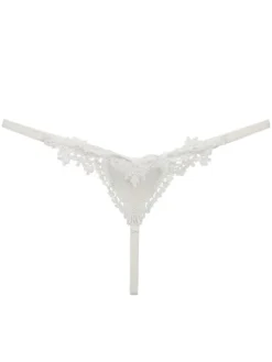 Women Sexy Thong Lace Heart Nylon Sheer T Back