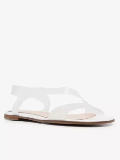 Women's Flat Sandals Transparent Open Toe Beach Sandal Shoes